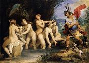 GIuseppe Cesari Called Cavaliere arpino Diana and Actaeon oil painting on canvas